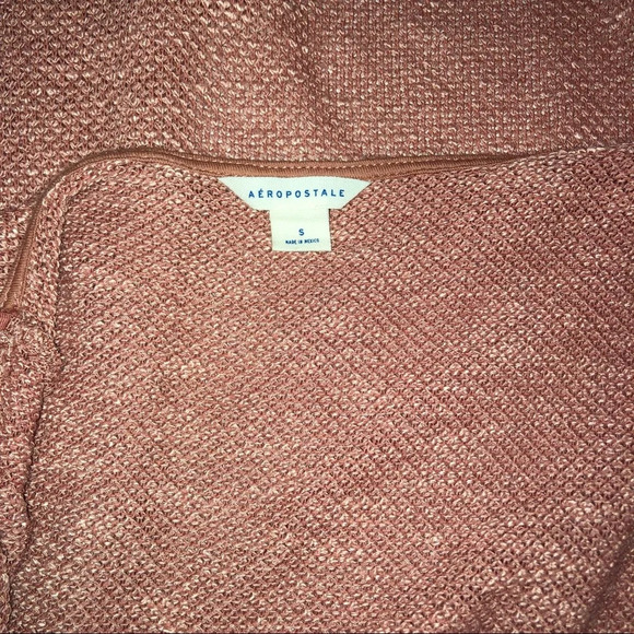 Aeropostale size small boho dusty rose cardigan - Picture 6 of 7